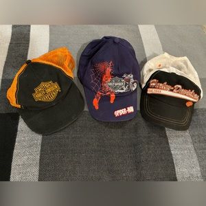Kids Harley Davidson baseball caps